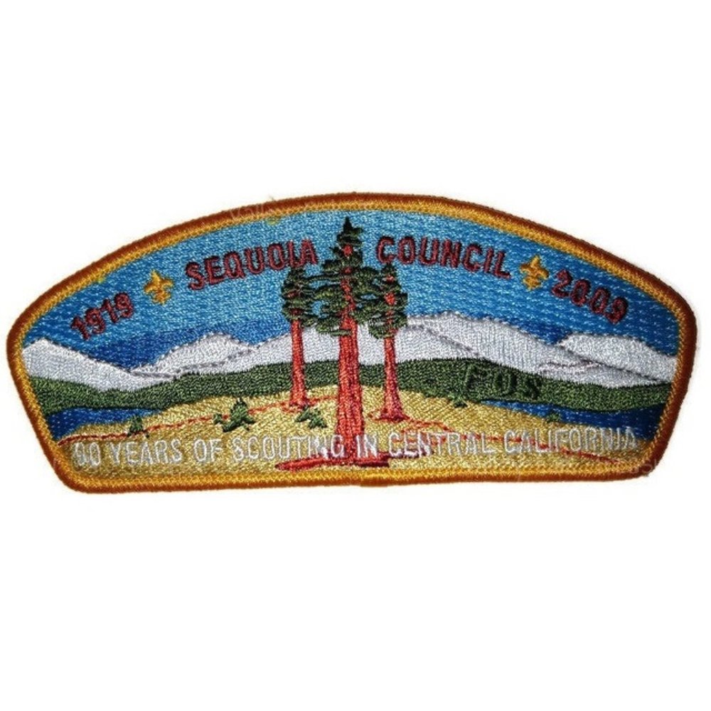 Limited Edition 2009 Sequoia Council BSA Friends of Scouting Shoulder Patch
